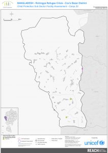 BGD_Map_CoxsBazar_ChildProtectionFacilities_Camp 20 Extension_28OCT2018_A1