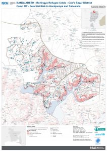 Bangladesh - Cox's Bazar - Camp 1W Potential Flood and Landslide Risk to Water Points