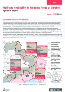 REACH UKR Brief Critical Supply Chains Monitoring January 2025