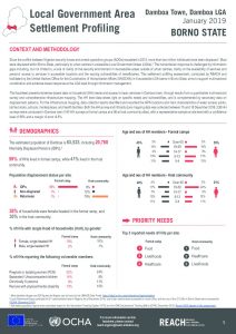 NGA_Factsheet_LGA Settlement Profiling_Damboa_January 2019