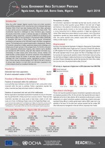 NGA_Factsheet_LGA Settlement Profiling_Ngala_April 2018