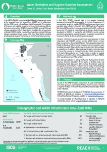 BGD_Factsheet_Wash HH Survey Camp 1E_April 2018