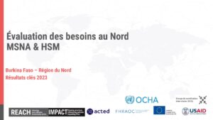 REACH_BFA_2023_Evaluation multisectorielle des besoins (MSNA)_Présentation des résultats_Nord