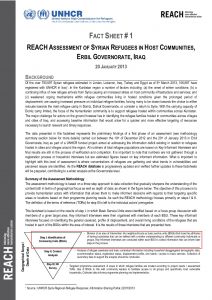 KRG - Fact Sheet Phase I - Erbil Governorate