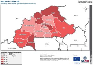 BFA MSNA 2022 cartes indicateurs EHA niveau admin1