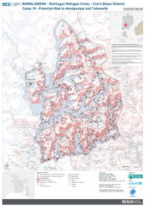 Bangladesh - Cox's Bazar - Camp 18 Potential Flood and Landslide Risk to Water Points