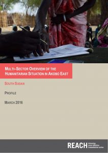 SSD_Report_Akobo_MultisectorialOverview_Mar2016