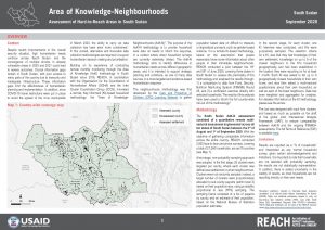 Area of Knowledge-Neighbourhood National Level Factsheet - September 2020