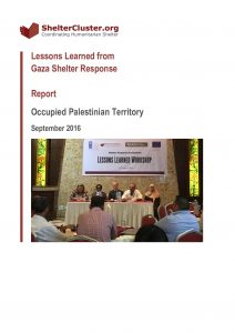 OPT_Report_Lessons Learned from the Gaza Shelter Response_October 2016