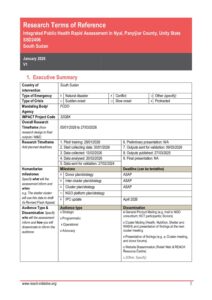 REACH South Sudan - Integrated Public Health Rapid Assessment (IPHRA) Nyal - Terms of Reference (ToR) - January 2026