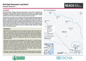 SOM_Situation Overview_Gedo Rapid Needs Assessment - Luuq District_November 2017