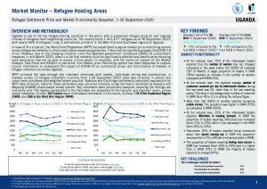 Uganda COVID-19 Market Monitoring Snapshot (1-30 September 2020)