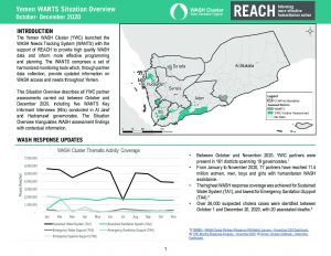 Yemen WANTS Situation Overview October-December 2020