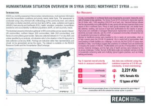 SYR Humanitarian Situation Overview Factsheet Northwest Syria – July 2020
