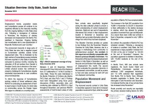 SSD_Situation Overview_Unity State_December 2016
