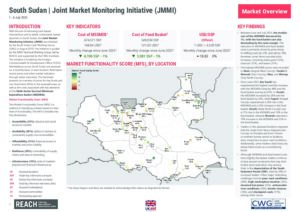 REACH South Sudan - Factsheet Joint Market Monitoring Initiative (JMMI) July 2025