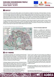 AGORA_UGA_Profile_Kansanga Neighborhood_July 2018