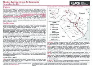 Deir-ez-Zor Governorate situation overview - June 2020