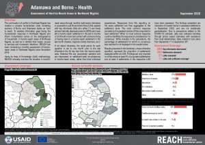 Situation in hard-to-reach areas: Health, Adamawa and Borno state - September 2020