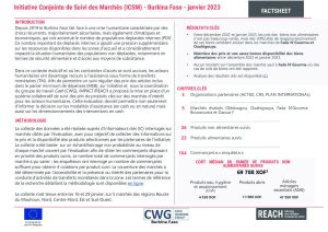 Fiche d'information de l'ICSM, janvier 2023