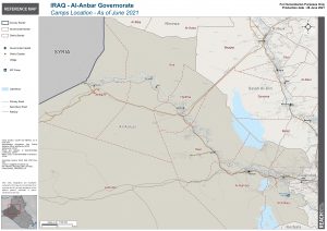 REACH IRQ Map REF Al Anbar CampLocation 28JUN2021 A1