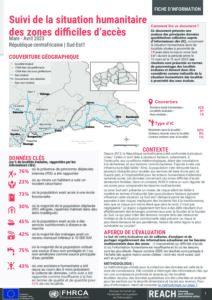 REACH République centrafricaine HSM Recherche Zones Difficiles D'accès Fiche d'information Sud-est1