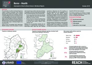 Hard-to-Reach Health Factsheet in Borno State, Nigeria - October 2019