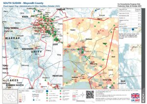 South Sudan - Flood Impact Administrative buildings Mayendit County (October 2025)