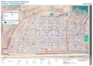 Areesheh Phase 3 Camp Infrastructure Map A0, Northeast Syria – March 2020