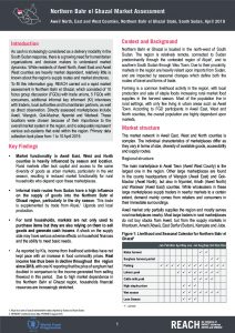 Northern Bahr el Ghazal Rapid Market Assessment