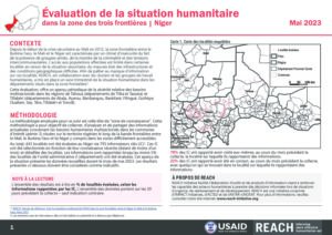 REACH HSM Niger - mai 2023