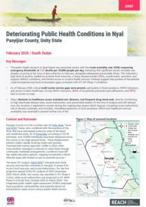 REACH South Sudan-Integrated Public Health Rapid Assessment (IPHRA) Brief -Nyal, Panyijiar – February 2026