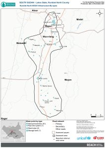 REACH SSD WASH Infra Rumbek North Waterpoints By types November2021 A3