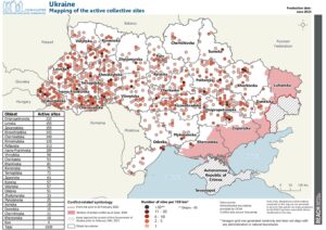 REACH, Ukraine, IDP Collective Site Monitoring, Map, Active Sites, June 2024