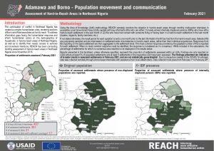 Hard to Reach Assessment in Northeast Nigeria, Population Movement and Communication Factsheet, February 2021