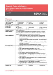 REACH_SYR_UNHCR_Shelter_NFI_WASH_Terms_of_Reference