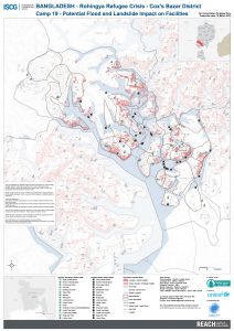Bangladesh - Cox's Bazar - Camp 19 Potential Flood and Landslide Risk to Facilities