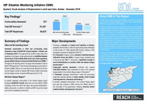SYR_Report_CCCM_ISMI Trend Analysis_October-December 2018