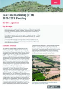 REACH Afghanistan, Brief HSM Flooding Review, May 2024
