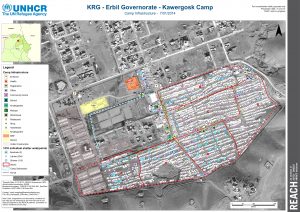 KRG - Erbil Governorate - Kawergosk Camp - Overview - 07 January 2014