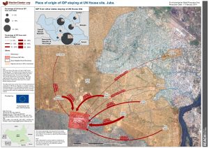 SSD - Place of origin of IDP staying at UN House site, Juba