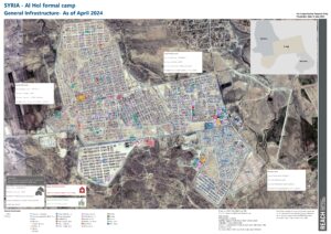 REACH Syria  Al Hol Camp map April 2024