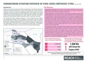 Humanitarian Situation Overview in Northeast Syria – February 2020