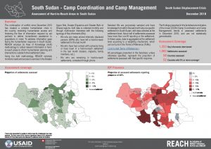 REACH_SSD_Factsheet_Assessment of Hard-to-Reach Areas CCCM_December 2018