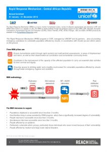 CAR_Factsheet_Rapid Reponse Mechanism_Bulletin Bilan_ 2015_English