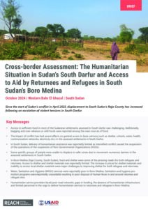 REACH_REG2407_South Darfur-Raja Cross Border Assessment _October2024