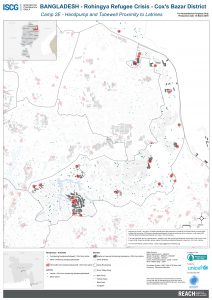 Bangladesh - Cox's Bazar - Camp 2E Handpump Proximity to Latrines - February 2018