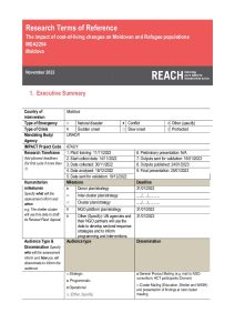 Research Terms of Reference: Moldova Cost of Living Assessment (November 2022)
