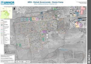 KRG - Duhok Governorate - Domiz Camp - Infrastructure - 20 November 2013