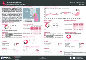 Port and Road Monitoring, Nyal, South Sudan, March 2021